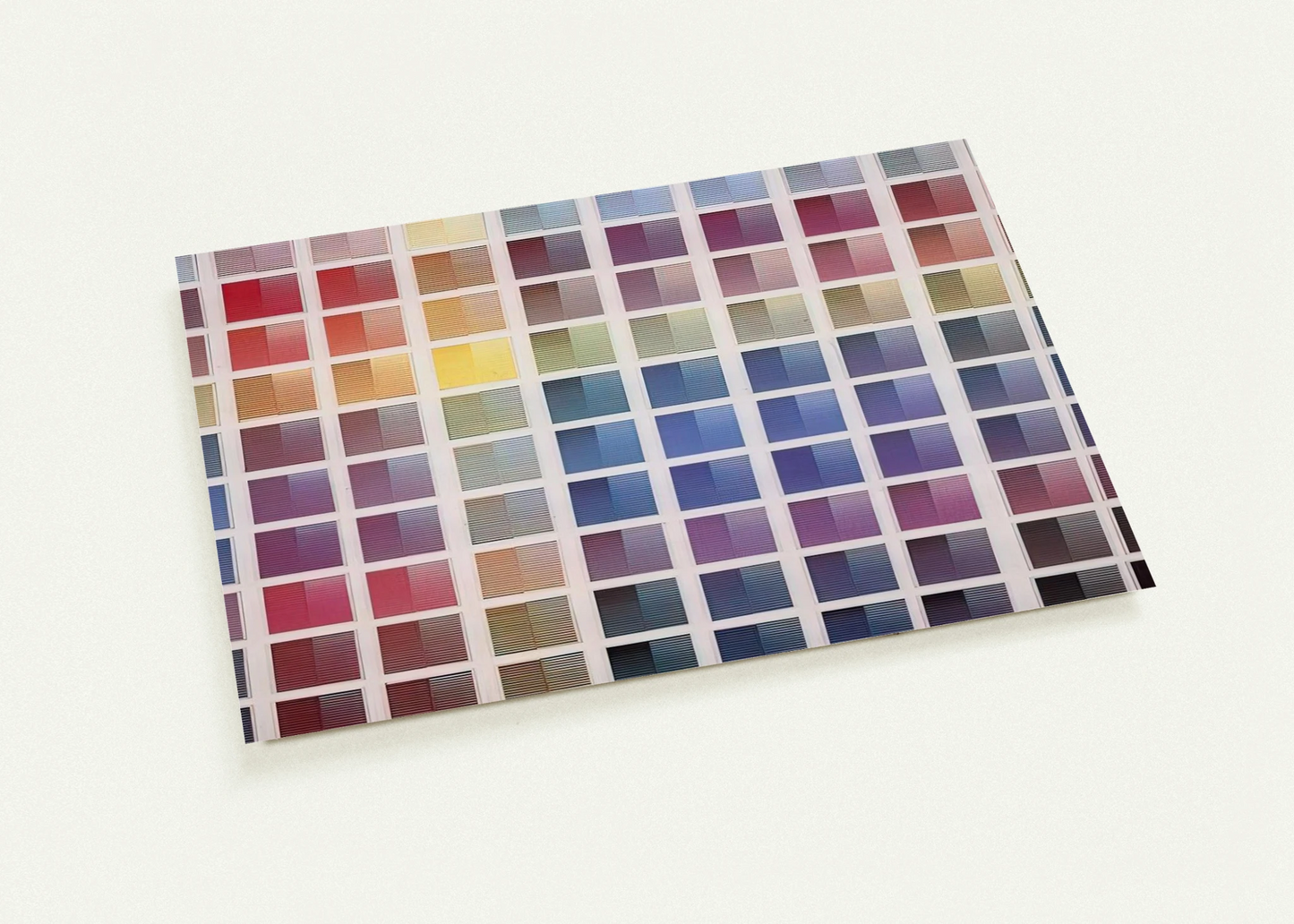 La ricerca del colore - 1968 By Dadamaino Pack of 10 Post Cards | Dadamaino Post Cards | A6 (10.5 x 14.8 cm) - 4.1 x 5.8 inches