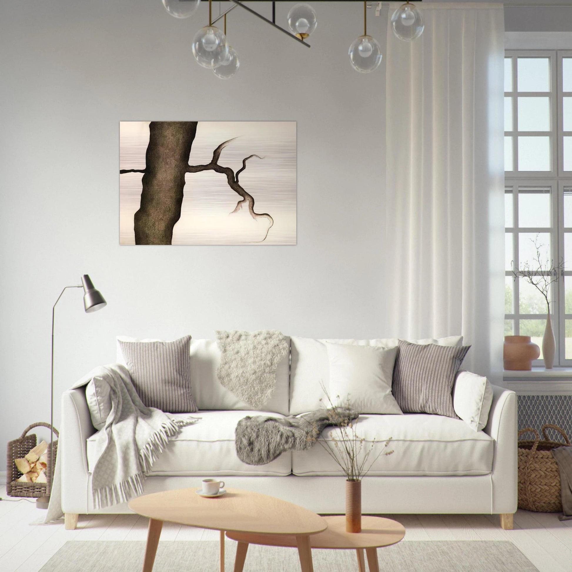 Drawing III - Georgia O'Keeffe Brushed Aluminum Print - 70x100 cm / 28x40 inches | Georgia O'Keeffe Aluminum Print | Georgia O'Keeffe Prints