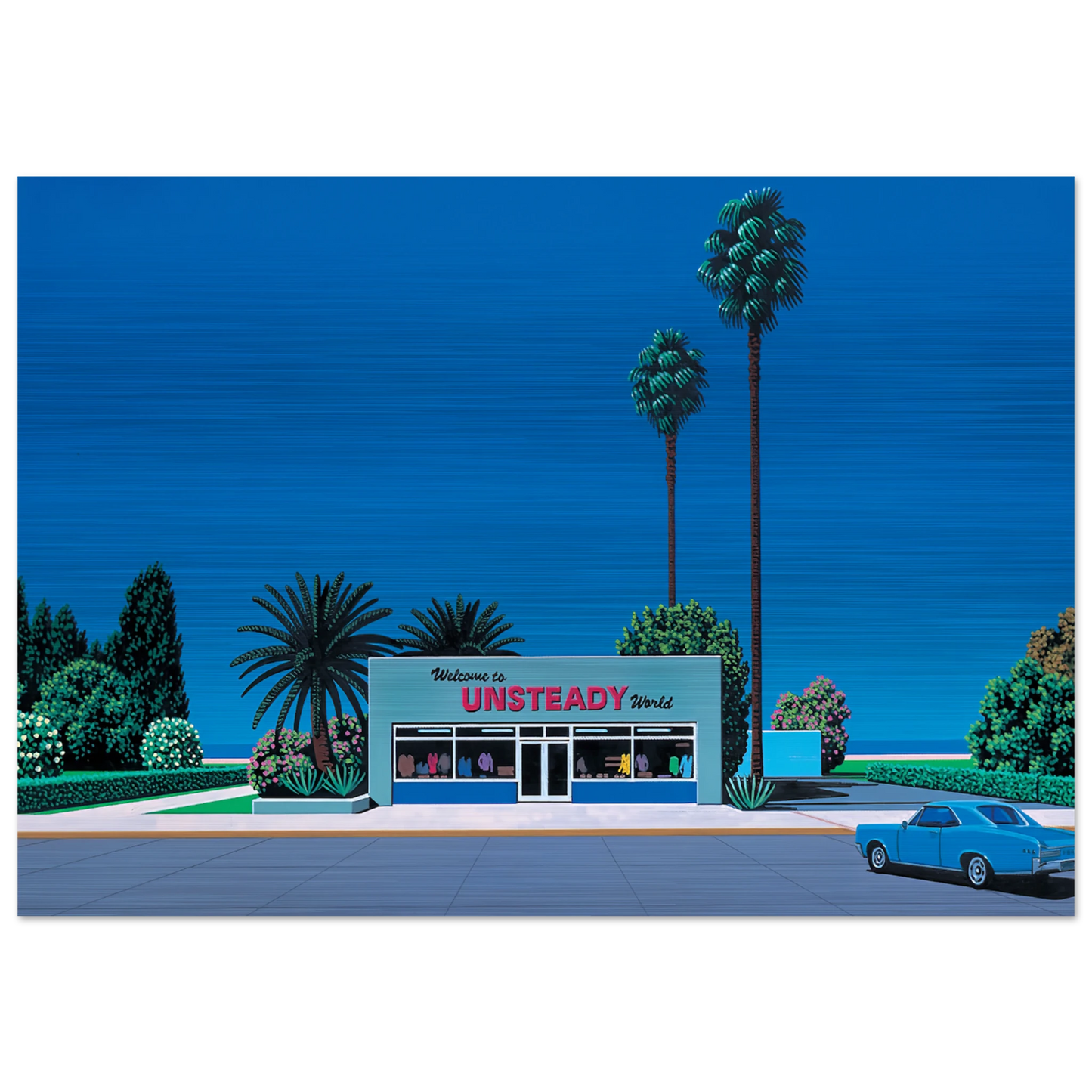 Unsteady World - Hiroshi Nagai Brushed Aluminum Print - 70x100 cm / 28x40 inches | Hiroshi Nagai Aluminum Print | Hiroshi Nagai Prints