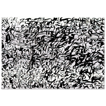 UNTITLED 1978 2 - Keith Haring Brushed Aluminum Print - 70x100 cm / 28x40 inches | Keith Haring Aluminum Print | Keith Haring Prints