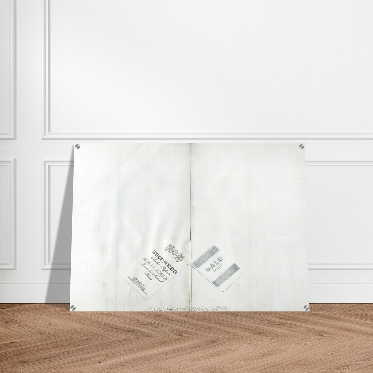 DA ALIGHIERO NATI A GUIDO BOETTI 1986 - Alighiero Boetti Acrylic Print - 70x100 cm / 28x40″ inches