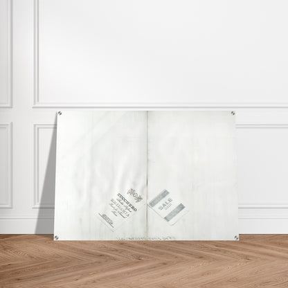 DA ALIGHIERO NATI A GUIDO BOETTI 1986 - Alighiero Boetti Acrylic Print - 70x100 cm / 28x40″ inches