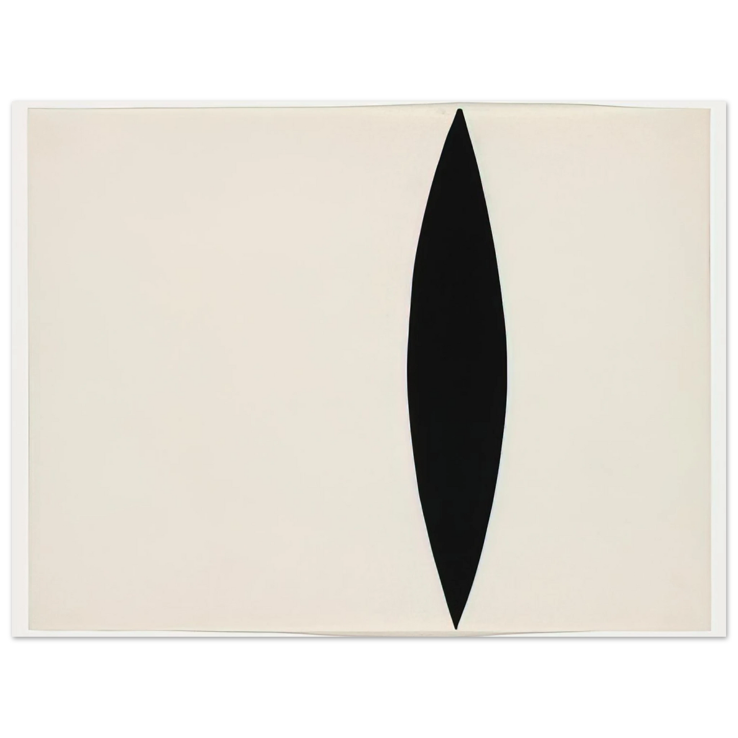 Ellsworth Kelly - Mandorla Form  75x100 cm / 30x40inches Fine Art Poster