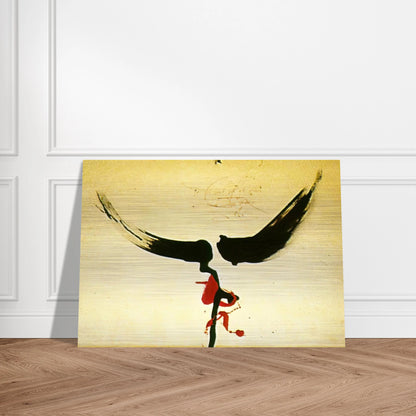 DALI S MOUSTACHE - Salvador Dali Brushed Aluminum Print - 70x100 cm / 28x40 inches | Salvador Dali Aluminum Print | Salvador Dali Prints