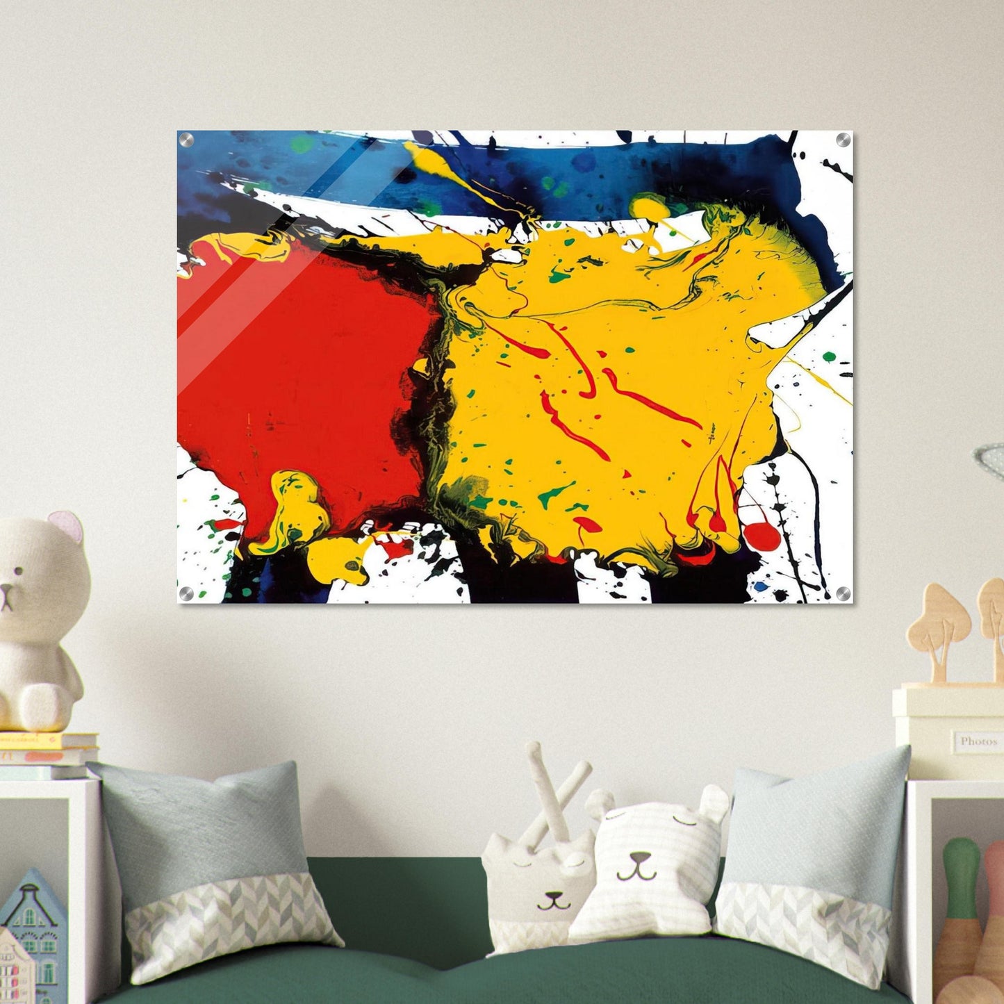 Untitled  SFP94-109  SFF 1757  - Sam Francis Acrylic Print - 70x100 cm / 28x40″ inches