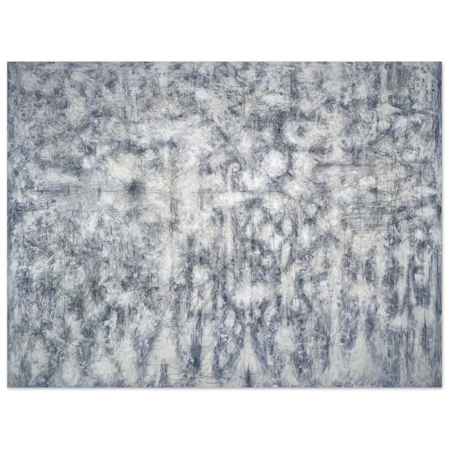 Richard Pousette-Dart - White Garden - 1951  75x100 cm / 30x40inches Fine Art Poster