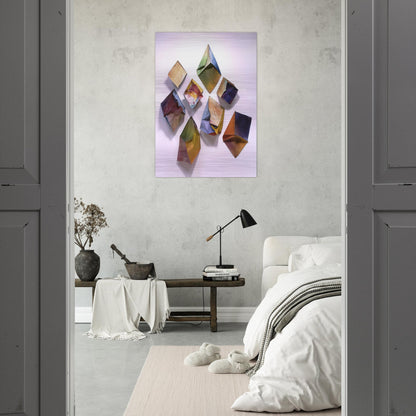 Cubes - Sam Gilliam Brushed Aluminum Print - 70x100 cm / 28x40 inches | Sam Gilliam Aluminum Print | Sam Gilliam Prints