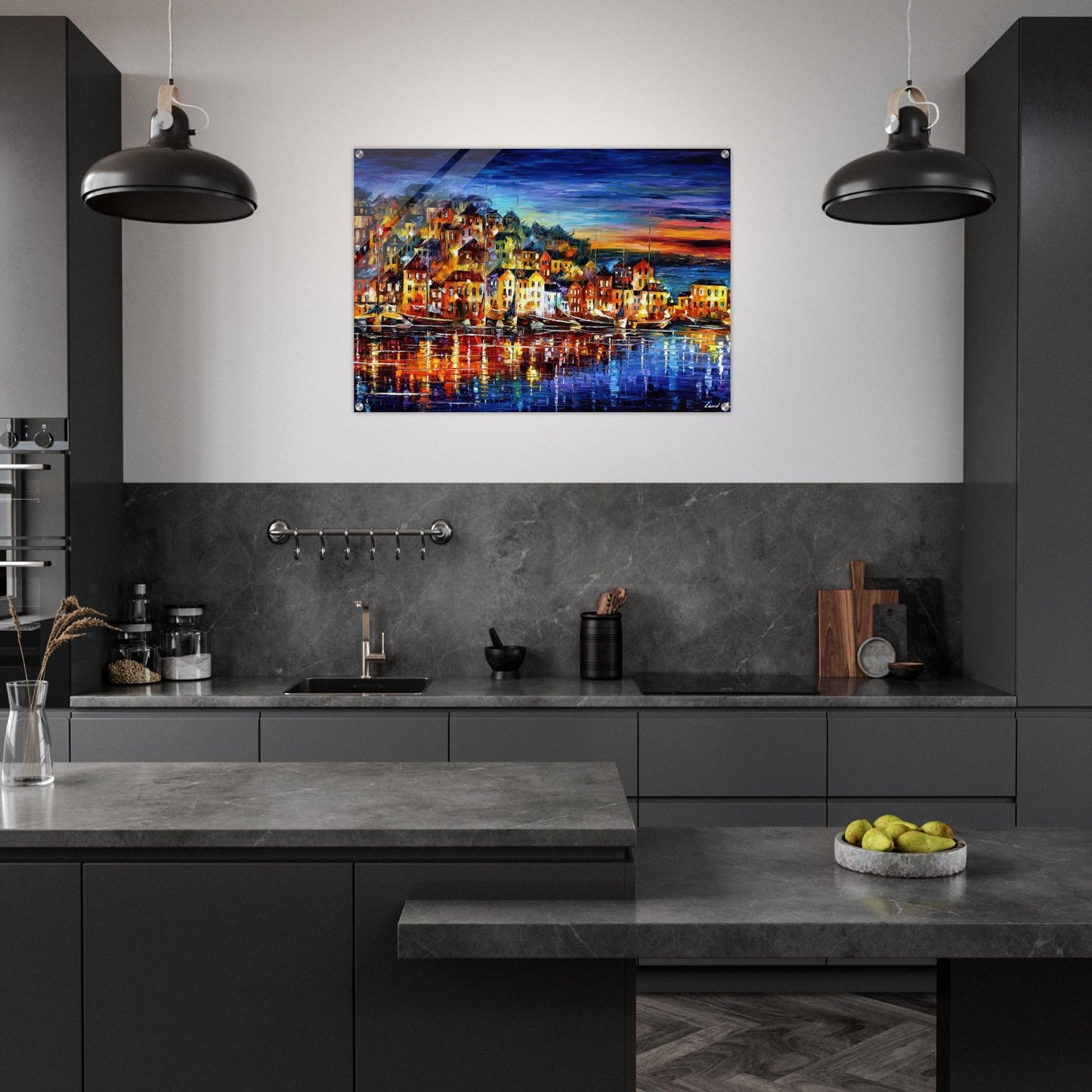 Leonid Afremov - Leonid Afremov Acrylic Print - 70x100 cm / 28x40″ inches | Leonid Afremov Wall Art | Leonid Afremov Prints