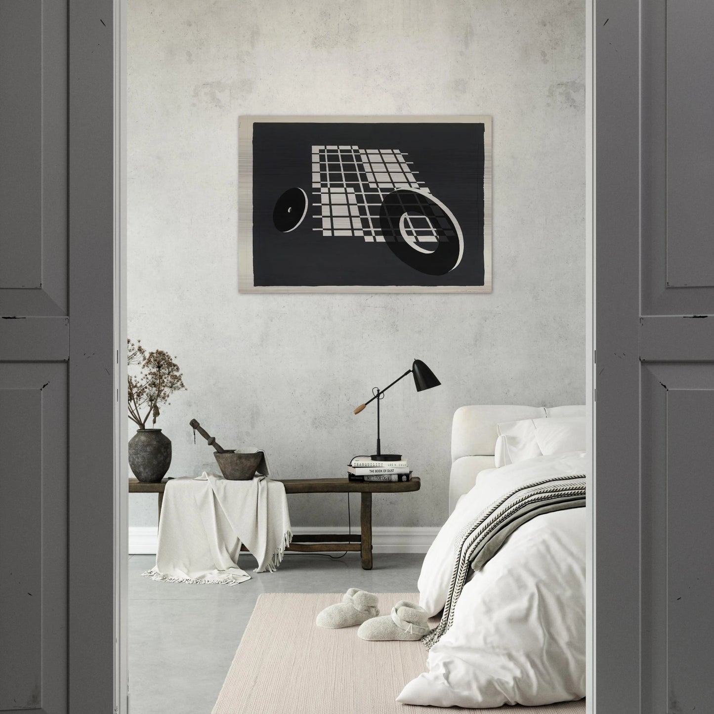 ROLLING AFTER 1928 - Josef Albers Brushed Aluminum Print - 70x100 cm / 28x40 inches | Josef Albers Aluminum Print | Josef Albers Prints