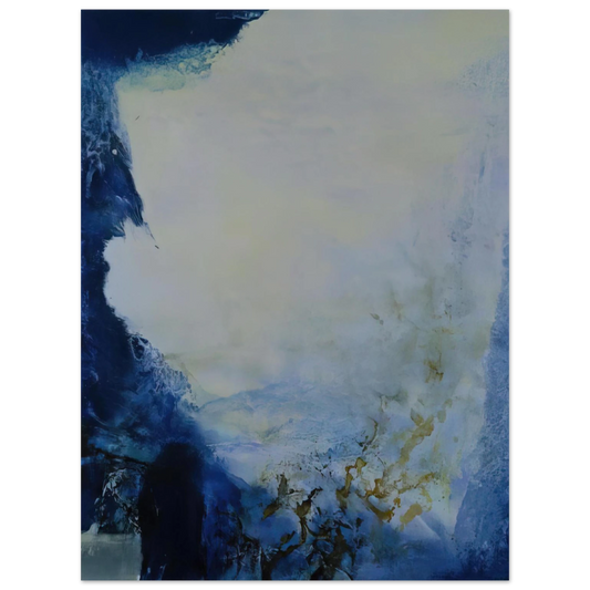 Zao Wou-Ki - 04 08 1993 1993  75x100 cm / 30x40inches Fine Art Poster