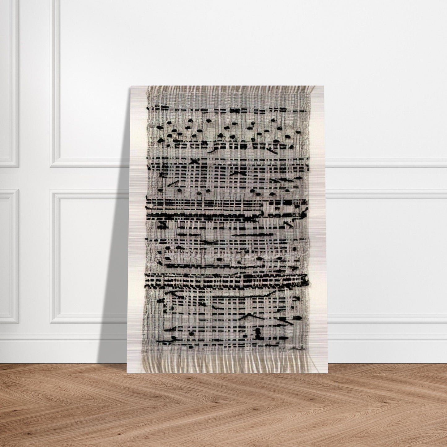 HAIKU 1961 - Anni Albers Brushed Aluminum Print - 70x100 cm / 28x40 inches | Anni Albers Aluminum Print | Anni Albers Prints
