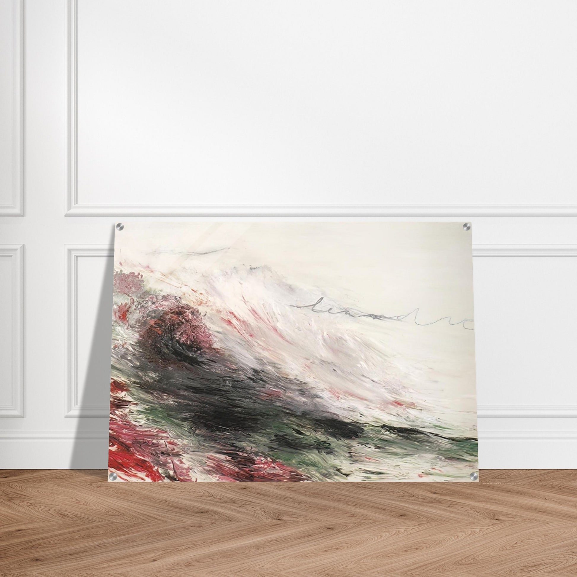Hero and Leandro  A Painting in Four Parts  Part I - Cy Twombly Acrylic Print - 70x100 cm / 28x40″ inches