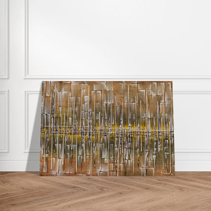 Dialogue II - 1954 - Jimmy Ernst Brushed Aluminum Print - 70x100 cm / 28x40 inches | Jimmy Ernst Aluminum Print | Jimmy Ernst Prints