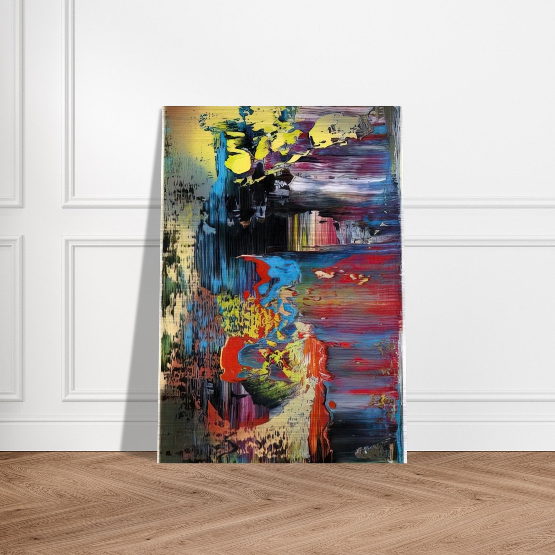 ABSTRACT PICTURE 1 - Gerhard Richter Brushed Aluminum Print - 70x100 cm / 28x40 inches | Gerhard Richter Aluminum Print | Gerhard Richter Prints