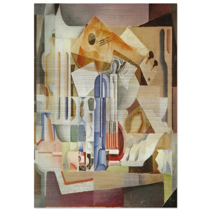 CRYSTALLINE STILL LIFE - Salvador Dali Brushed Aluminum Print - 70x100 cm / 28x40 inches | Salvador Dali Aluminum Print | Salvador Dali Prints