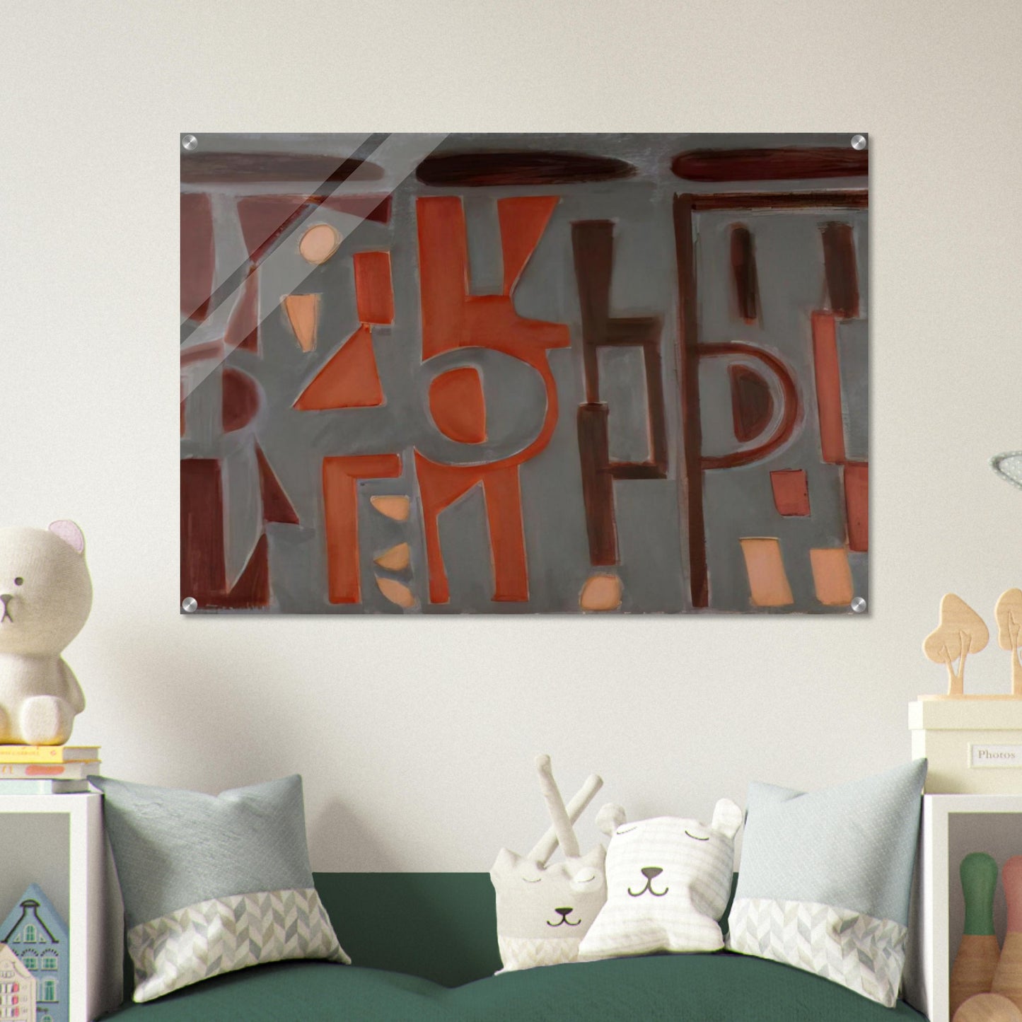 Conversation - 2009 United States - Will Barnet Acrylic Print - 70x100 cm / 28x40″ inches