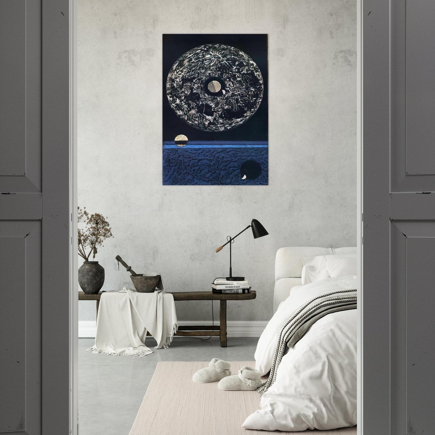 Configuration No.16 - Max Ernst Brushed Aluminum Print - 70x100 cm / 28x40 inches | Max Ernst Aluminum Print | Max Ernst Prints