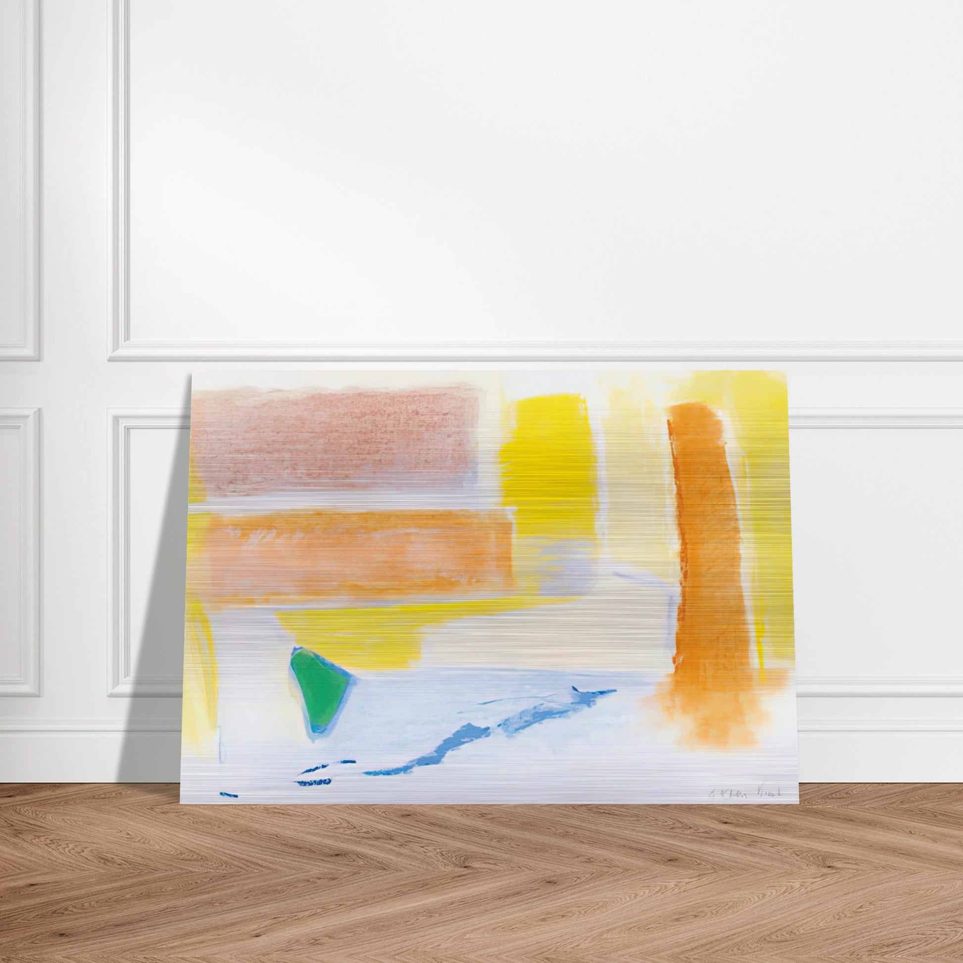UNTITLED 1996 - Esteban Vicente Brushed Aluminum Print - 70x100 cm / 28x40 inches | Esteban Vicente Aluminum Print | Esteban Vicente Prints