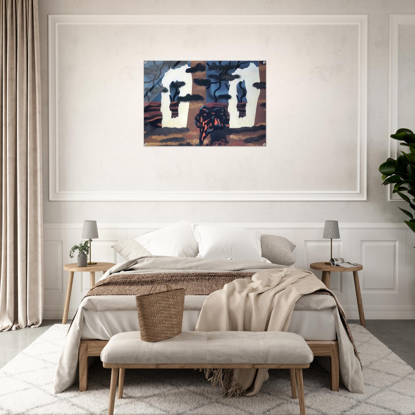 A TASTE OF THE INVISIBLE 1927 - Rene Magritte Acrylic Print - 70x100 cm / 28x40″ inches | Rene Magritte Wall Art | Rene Magritte Prints