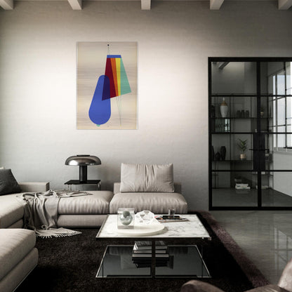 LONG DISTANCE FROM THE PORTFOLIO REVOLVING DOORS 1926 - Man Ray Brushed Aluminum Print - 70x100 cm / 28x40 inches | Man Ray Aluminum Print | Man Ray Prints