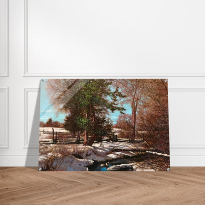 Promise of Spring - 1930 Canada - Frank Johnston Acrylic Print - 70x100 cm / 28x40″ inches | Frank Johnston Wall Art | Frank Johnston Prints