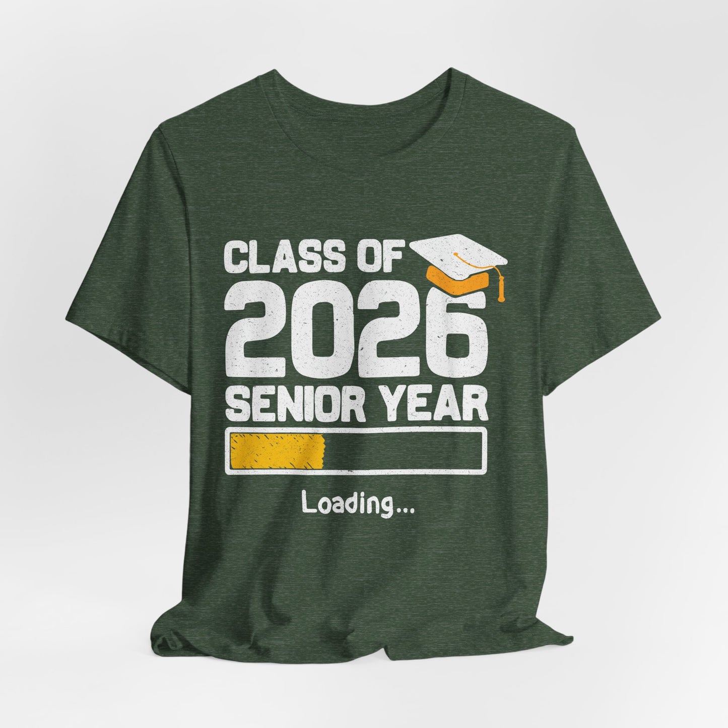 Klas van 2026 Laatstejaars T-shirt, Afstudeershirt, Unisex Afstudeergeschenk, Middelbare School Leerlingen Kleding, College Gebonden T-shirt