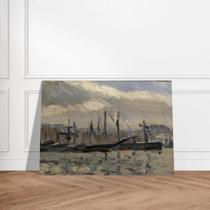 PORT DE CHERBOURG - Henri Matisse Brushed Aluminum Print - 70x100 cm / 28x40 inches | Henri Matisse Aluminum Print | Henri Matisse Prints