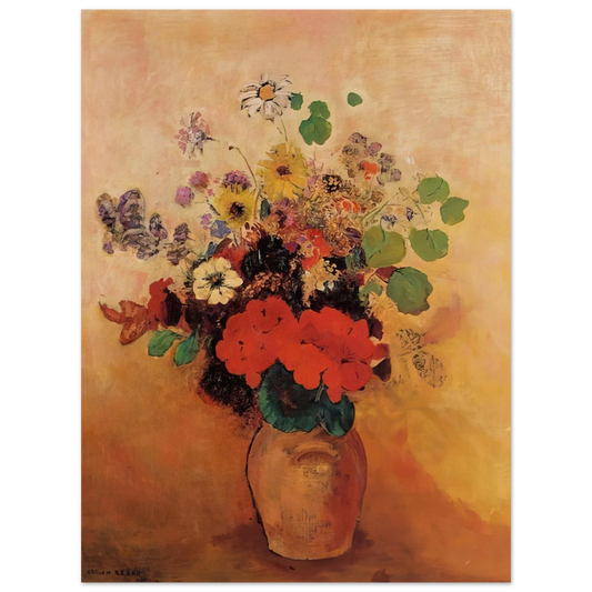 Odilon Redon - VASE OF FLOWERS 5  75x100 cm / 30x40inches Fine Art Poster