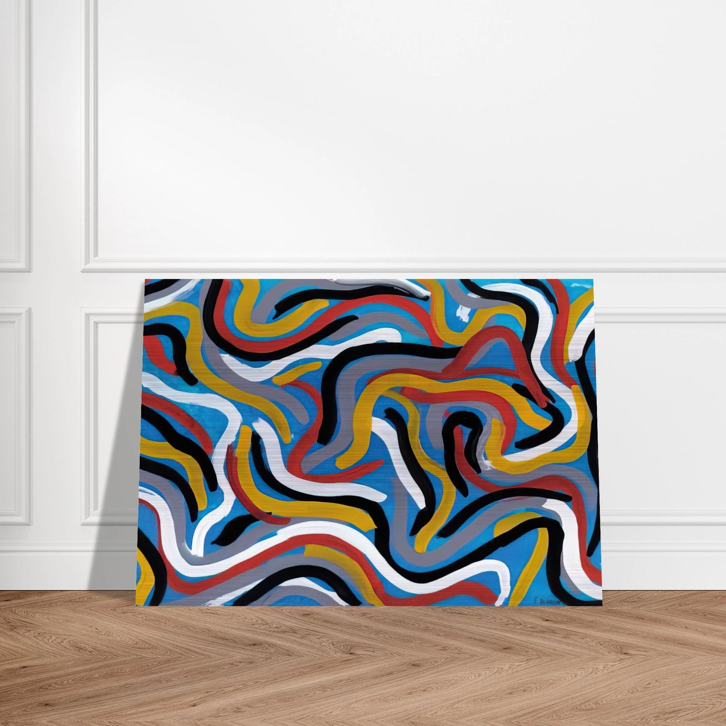 Untitled - Sol LeWitt Brushed Aluminum Print - 70x100 cm / 28x40 inches | Sol LeWitt Aluminum Print | Sol LeWitt Prints