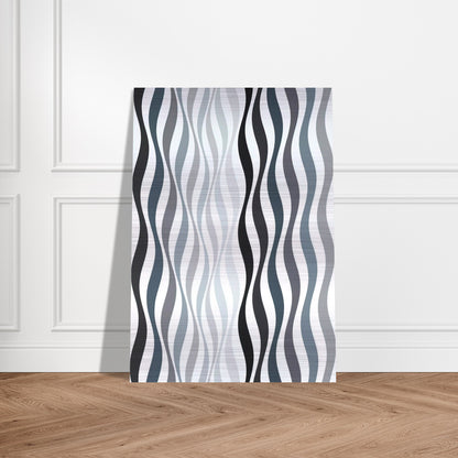 ARREST 2 1965 - Bridget Riley Brushed Aluminum Print - 70x100 cm / 28x40 inches | Bridget Riley Aluminum Print | Bridget Riley Prints