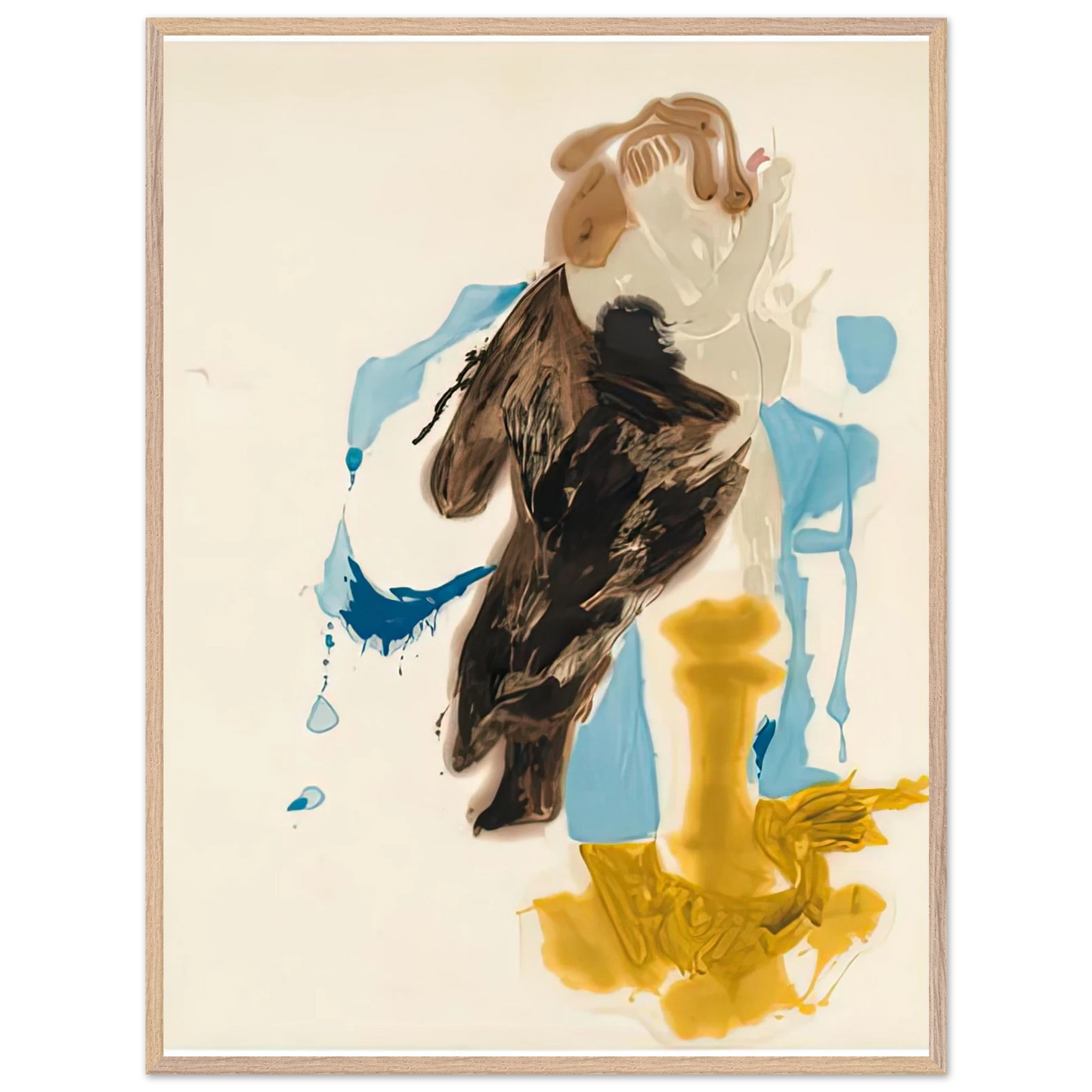 Helen Frankenthaler - After Rubens, 1961- Wall Art - 60x80 cm / 24x32 inches - Premium Wooden Framed Poster With Fine Art Paper-canvas - Wood frame