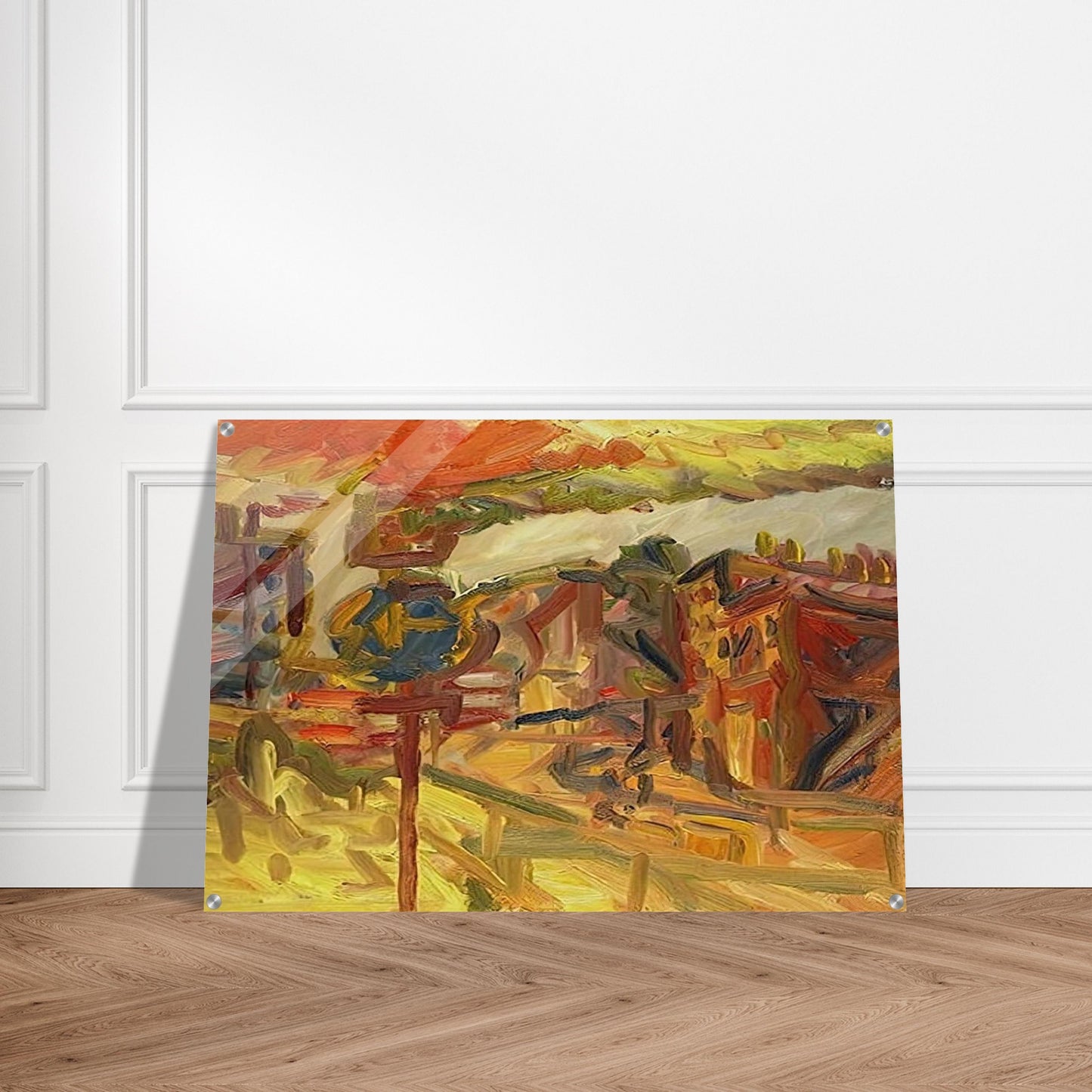 THE AWNING - Frank Auerbach Acrylic Print - 70x100 cm / 28x40″ inches