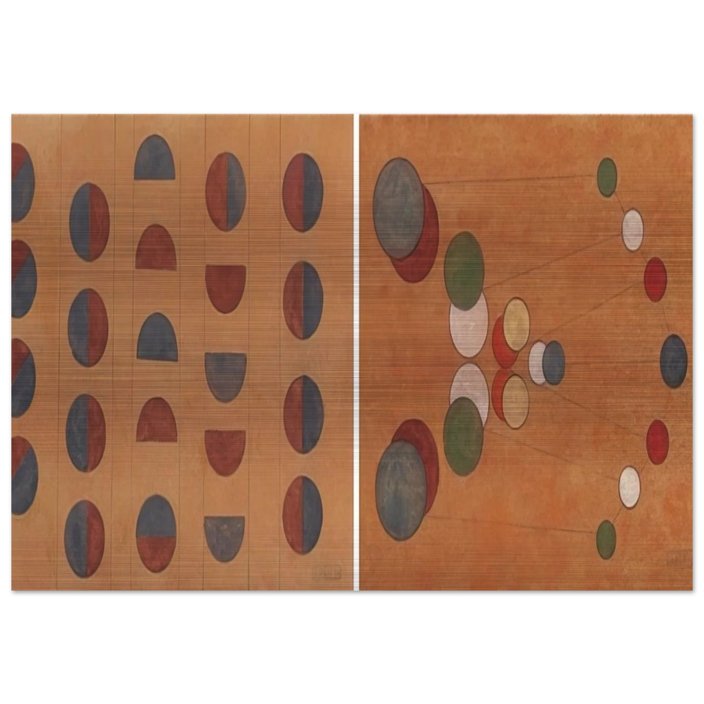 Diptych - 1956 1 - Lolo Soldevilla Brushed Aluminum Print - 70x100 cm / 28x40 inches | Lolo Soldevilla Aluminum Print | Lolo Soldevilla Prints