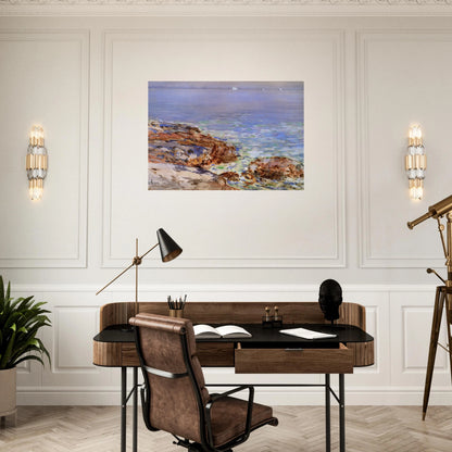 Seascape, Isles of Shoals - Childe Hassam Brushed Aluminum Print - 70x100 cm / 28x40 inches | Childe Hassam Aluminum Print | Childe Hassam Prints