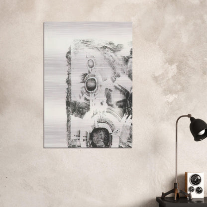 SECOND STONE 1962 - Lee Bontecou Brushed Aluminum Print - 70x100 cm / 28x40 inches | Lee Bontecou Aluminum Print | Lee Bontecou Prints