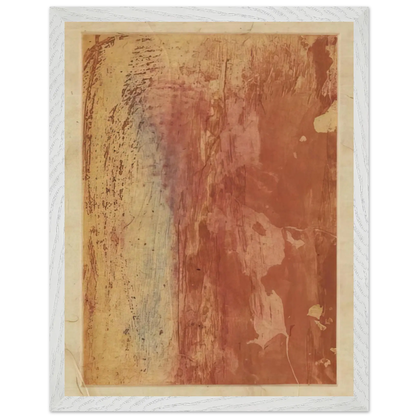 Helen Frankenthaler - Ganymede - 1978 Wall art - 60x80 cm / 24x32 Inches - Premium Wooden Framed Poster With Fine Art Paper - White frame