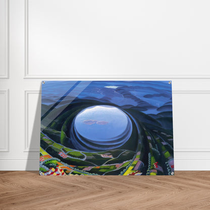 Primavera Umbria - 1923 - Gerardo Dottori Acrylic Print - 70x100 cm / 28x40″ inches