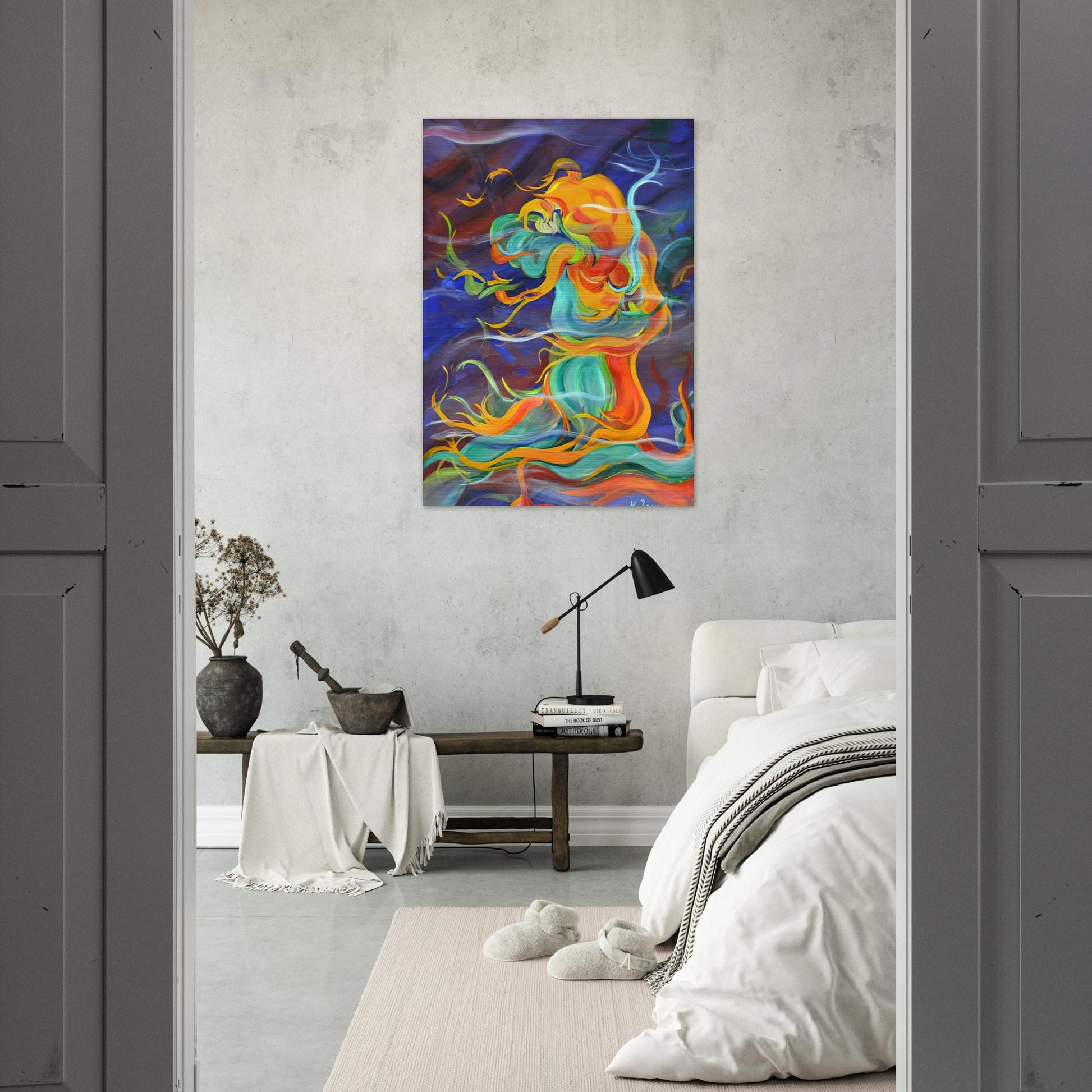 Wind - 1963 - Konrad Zuse Brushed Aluminum Print - 70x100 cm / 28x40 inches | Konrad Zuse Aluminum Print | Konrad Zuse Prints