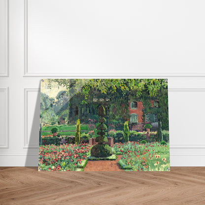 GARDEN IN SUMMER 1924 - Theo van Rysselberghe Acrylic Print - 70x100 cm / 28x40″ inches | Theo van Rysselberghe Wall Art | Theo van Rysselberghe Prints