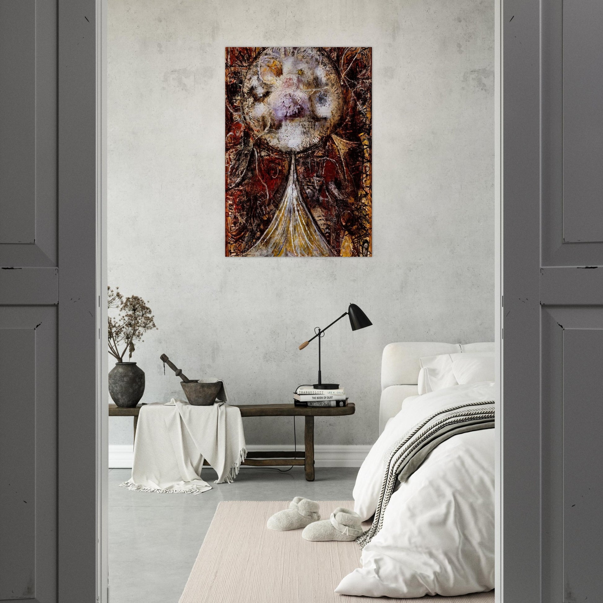 The Atom, One World - Richard Pousette-Dart Brushed Aluminum Print - 70x100 cm / 28x40 inches | Richard Pousette-Dart Aluminum Print | Richard Pousette-Dart Prints