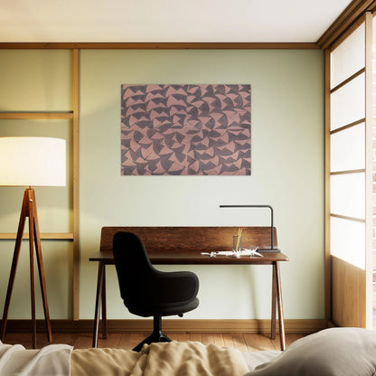 Rosa grigio grande - 1973 - Carla Accardi Brushed Aluminum Print - 70x100 cm / 28x40 inches | Carla Accardi Aluminum Print | Carla Accardi Prints