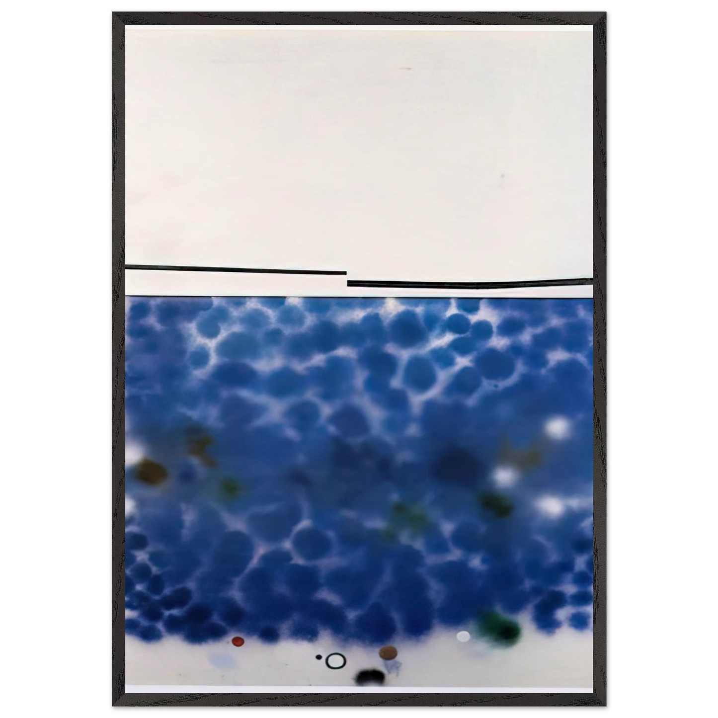 The Starry Night - 1987 - Victor Pasmore 70x100 cm / 28x40 inches Framed Art Print – Black Wooden Frame