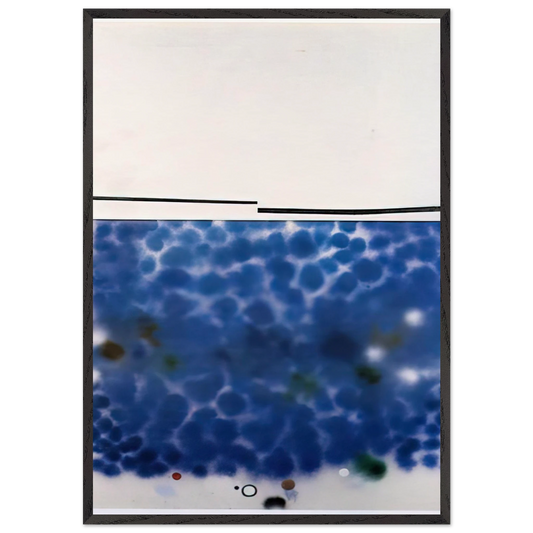 The Starry Night - 1987 - Victor Pasmore 70x100 cm / 28x40 inches Framed Art Print – Black Wooden Frame