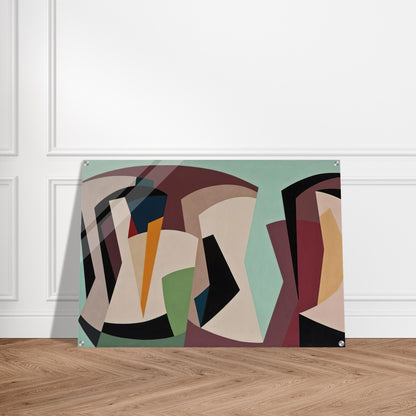 Untitled - 1955 - Karl Benjamin Acrylic Print - 70x100 cm / 28x40″ inches