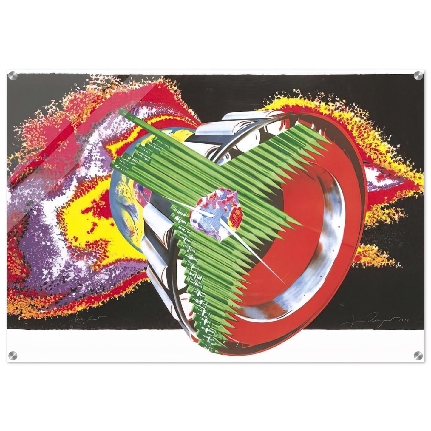 Space Dust - James Rosenquist Acrylic Print - 70x100 cm / 28x40″ inches