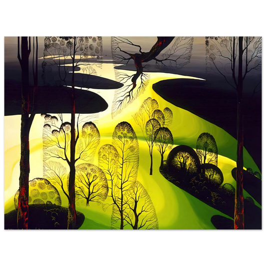 Eyvind Earle - Early Spring  75x100 cm / 30x40inches Fine Art Poster