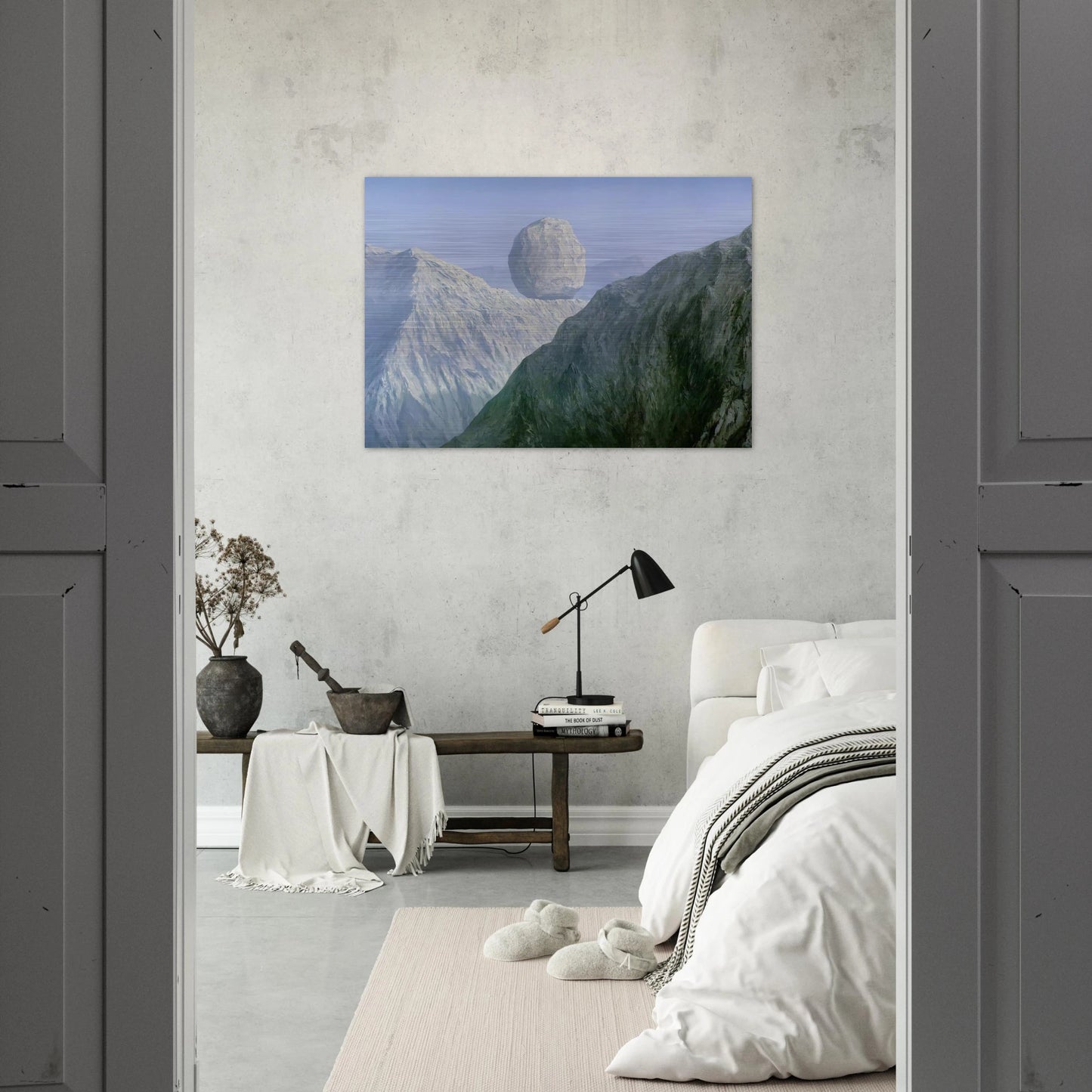 THE GLASS KEY 1959 - Rene Magritte Brushed Aluminum Print - 70x100 cm / 28x40 inches | Rene Magritte Aluminum Print | Rene Magritte Prints