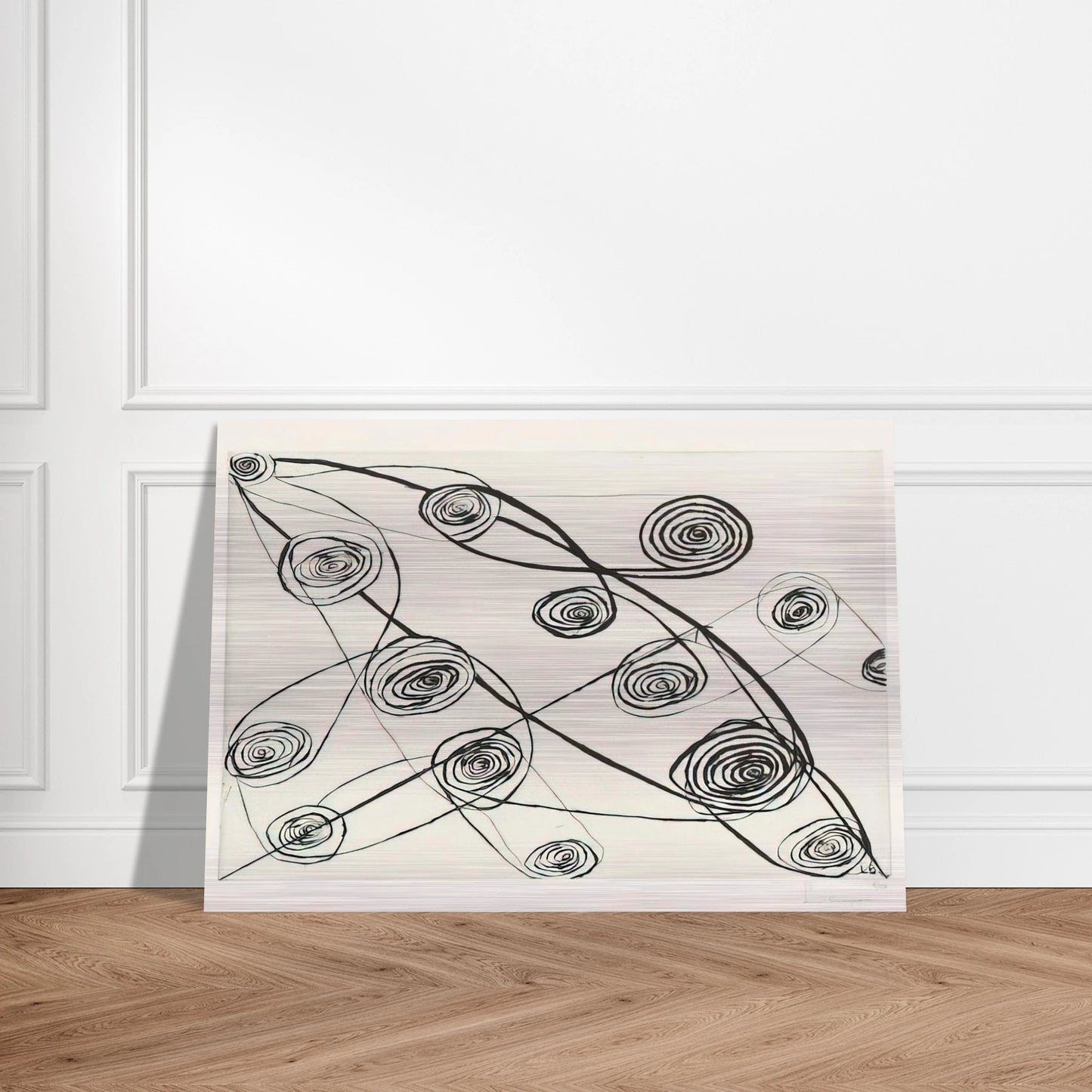 UNTITLED 1991 - Louise Bourgeois Brushed Aluminum Print - 70x100 cm / 28x40 inches | Louise Bourgeois Aluminum Print | Louise Bourgeois Prints