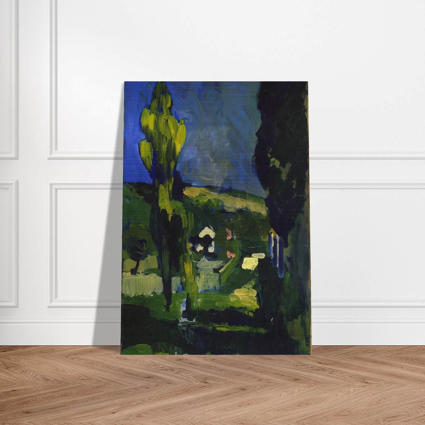 POPLARS 1900 - Andre Derain Brushed Aluminum Print - 70x100 cm / 28x40 inches | Andre Derain Aluminum Print | Andre Derain Prints