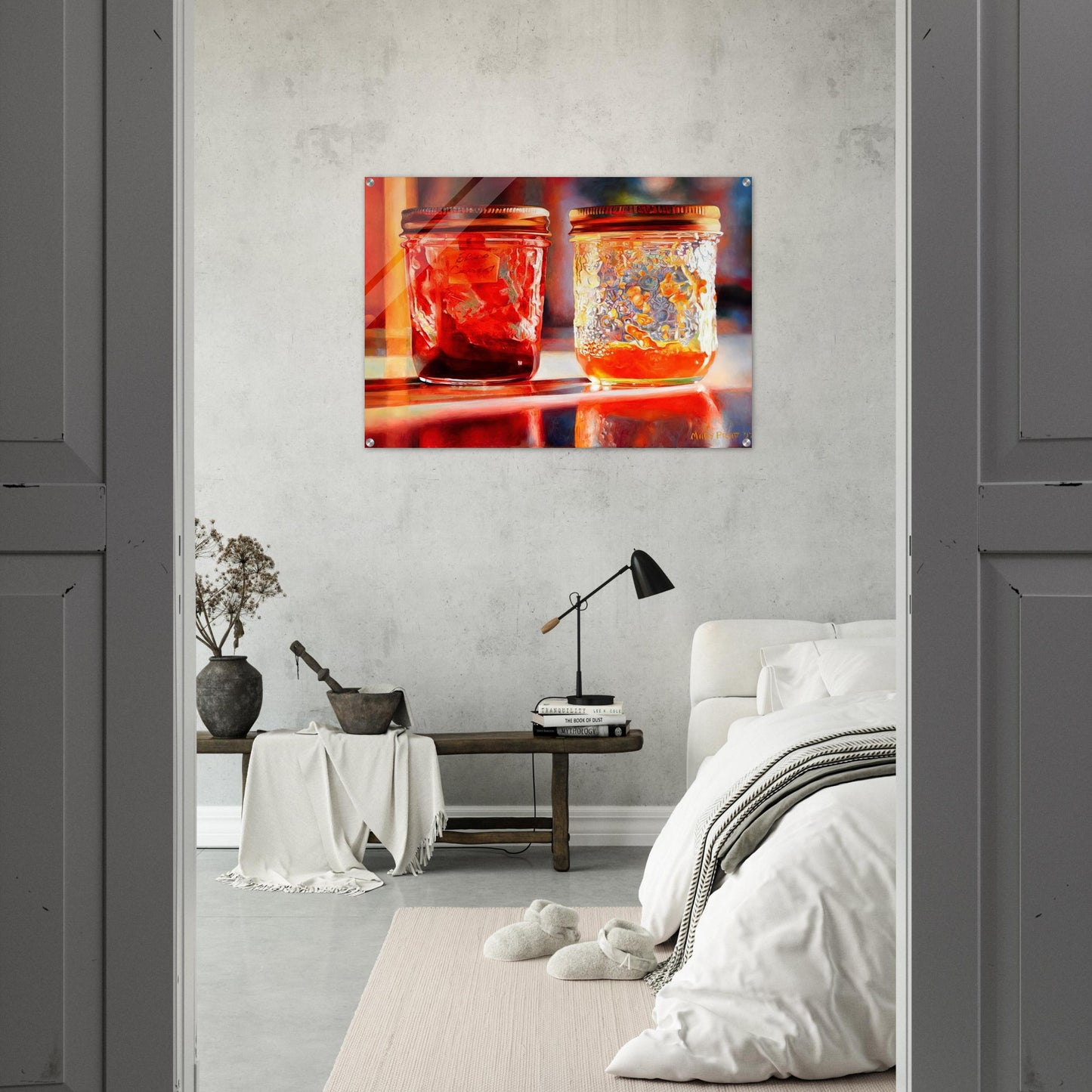 Smears of Jam, Lights of Jelly - 2007 - Mary Pratt Acrylic Print - 70x100 cm / 28x40″ inches